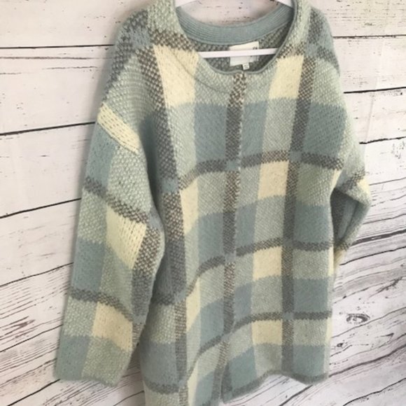 J.O.A. Revolve felt with you plaid wool coat - Picture 4 of 9